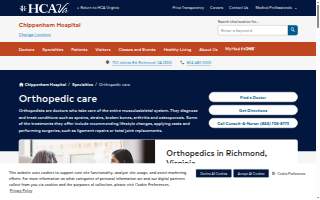 Chippenham Orthopedics website