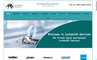 City Locksmith website
