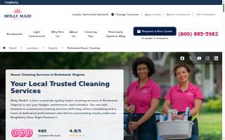 Cleaning Service website