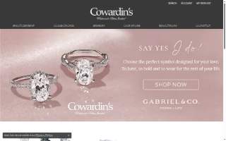 Cowardin's Jewelers website