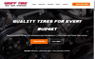 Griff Tire website
