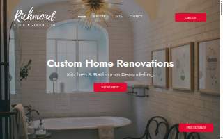 Richmond Kitchen Remodeling website