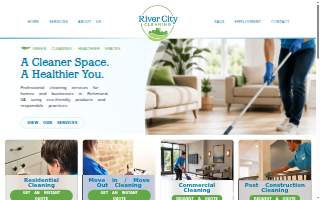 River City Cleaning website