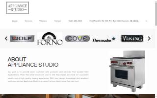 Appliance Studio, Inc. of Roanoke website