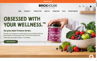 Brickhouse Health and Fitness website