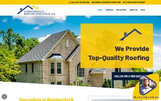 Commonwealth Roofing Specialists, LLC website