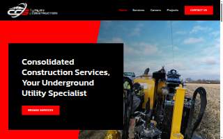 Consolidated Construction Services website