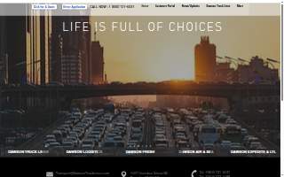 Dawson Truck Lines, Inc website