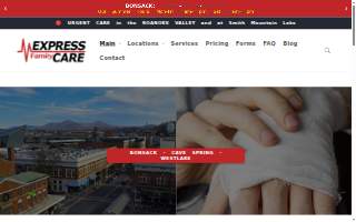 Express Family Care-Bonsack website