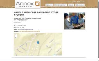Handle With Care Packaging Store website