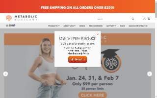 Metabolic Bootcamp website