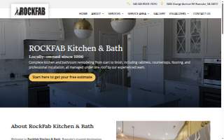Rockfab Kitchen & Bath website