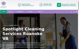 Spotlight Cleaning website