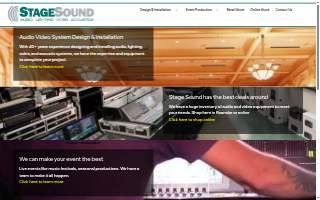 Stage Sound, Inc. website