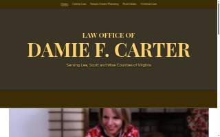 Damie F Carter Law Office website