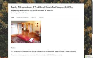Family Chiropractors website