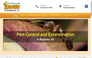 Brown Exterminating Co Inc website
