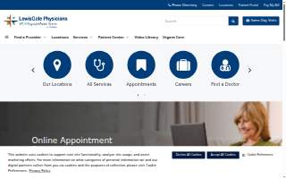 LewisGale Physicians Internal Medicine and Dermatology website