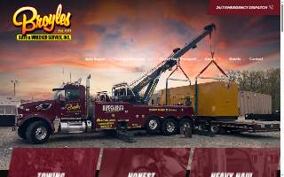Broyles Auto & Wrecker Services website