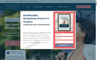 Evolution Divorce & Family Law, PLLC website