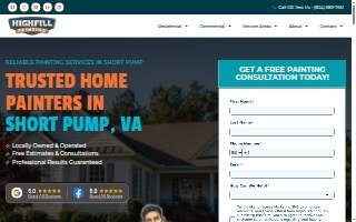 Highfill Painting LLC website