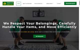 Irish Ox Moovers of Short Pump website