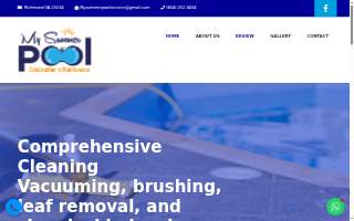 My summer pool services llc of Short Pump website