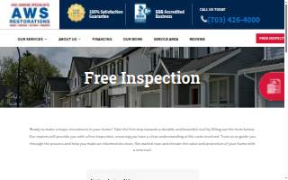 AWS Restorations website