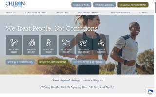 Chiron Physical Therapy website
