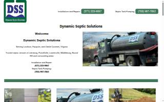Dynamic Septic Solutions website