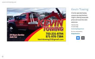 Kevin Towing LLC website