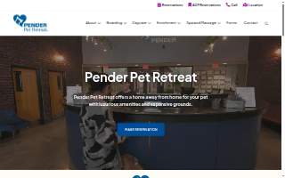 Pender Pet Retreat at Dulles Gateway of South Riding website