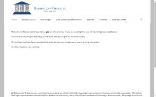 Raheen Law Group, P.C. of South Riding website
