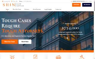 Shin Law Office, PLC website