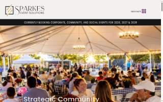 Sparkes Event Solutions website