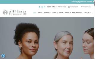 All Phases Dermatology, LLC of Springfield website