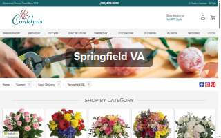 Conklyn's Florist of Springfield website