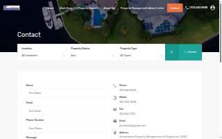 Cornerstone Property Management website