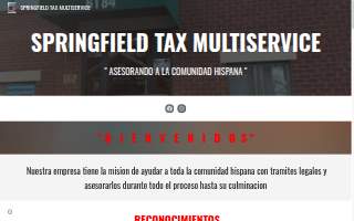Springfield Tax Multiservice website