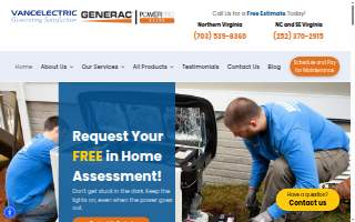 Vancelectric of Springfield website