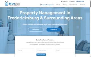 Blue Bee Property Management website