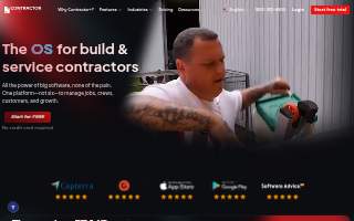 Contractor Websites Plus website