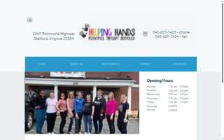Helping Hands Inc. website