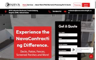 Nava Contracting LLC website