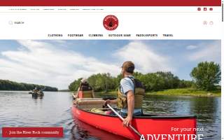 River Rock Outfitter of Stafford website