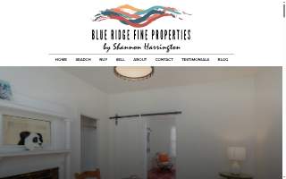 Blue Ridge Fine Properties, by Shannon Harrington website
