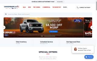 Charlie Obaugh GM Service Body Shop website