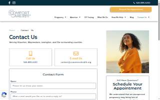 ComfortCare Women's Health website