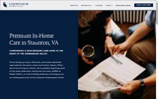 Commonwise Home Care Staunton website