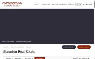 Cottonwood Commercial of Staunton website